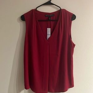 COPY - White House Black Market.  Sleeveless. Burgundy, size 8.